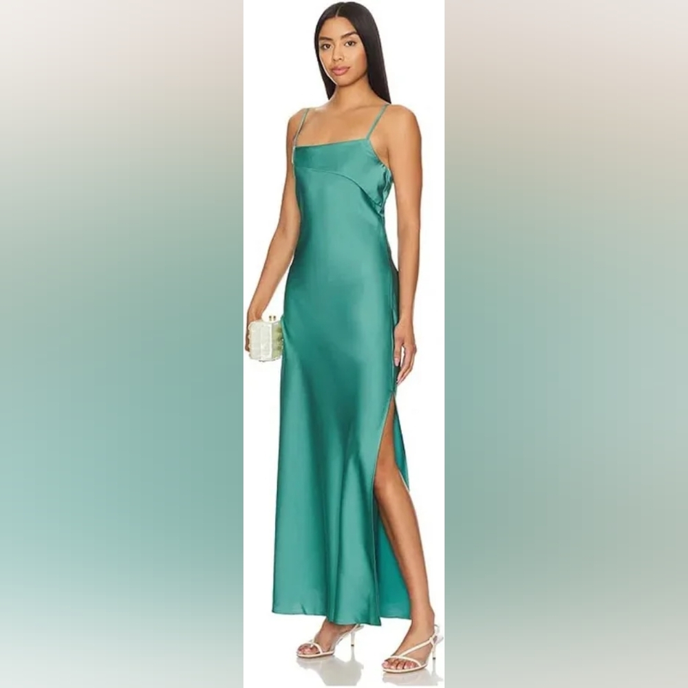 Elegant Green Women's Dress